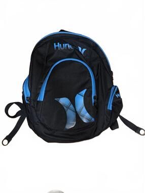 Hurley Black and Blue Backpack